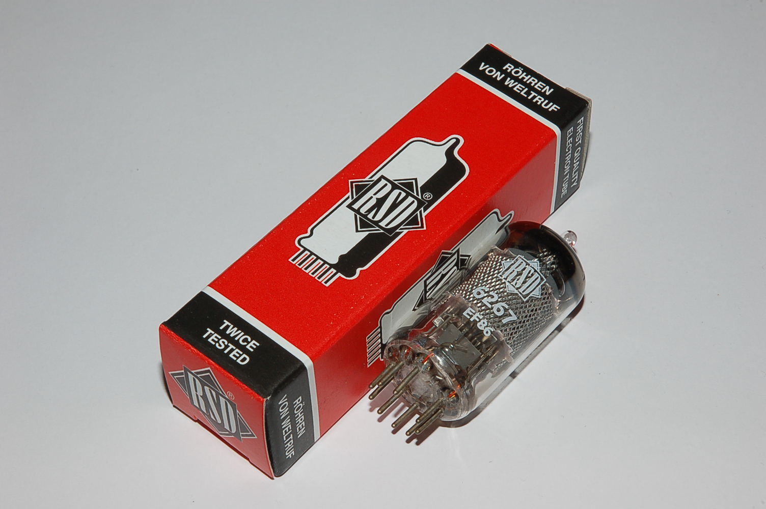 6267 RSD 6CF8,EF86 Audio tube