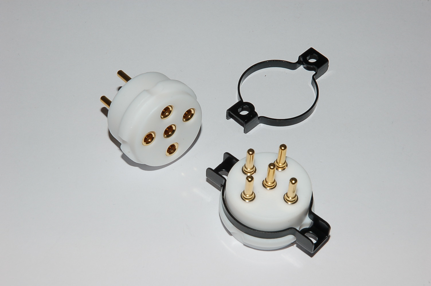 Europa B5 Teflon Draht/Chassis vergoldete, gedrehte Kontakte