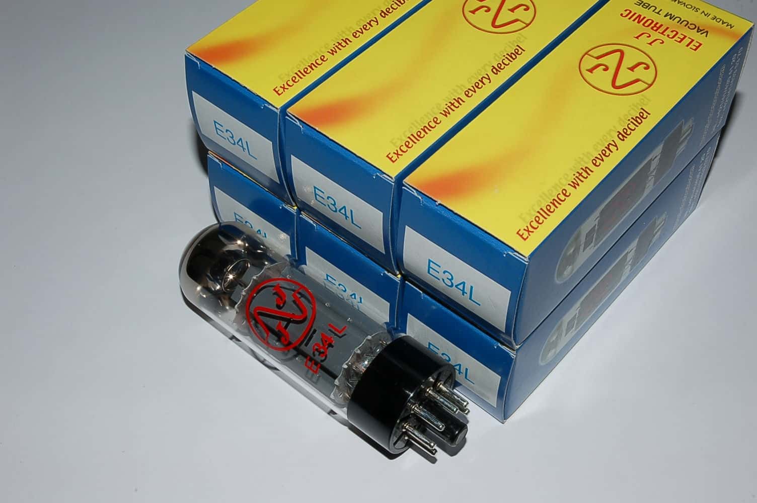 E34LJJ Sextett EL34L Röhren Platinum matched Sextett tubes