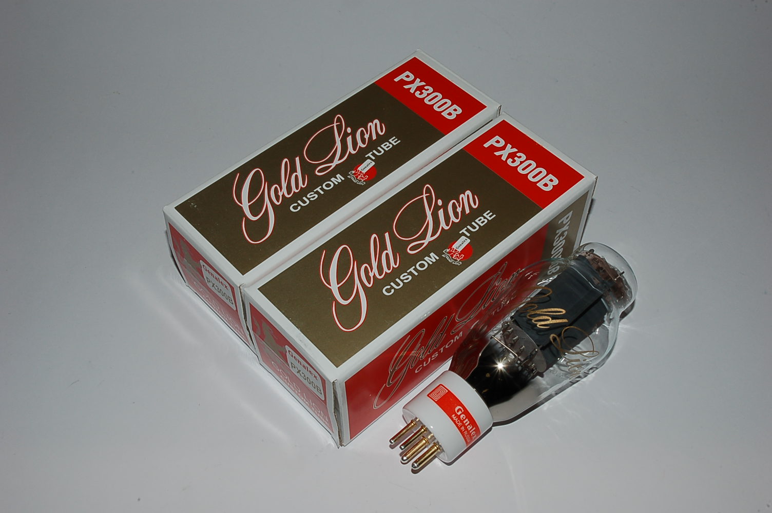 300B Genalex GoldLion tubes factory matched PX300B pair