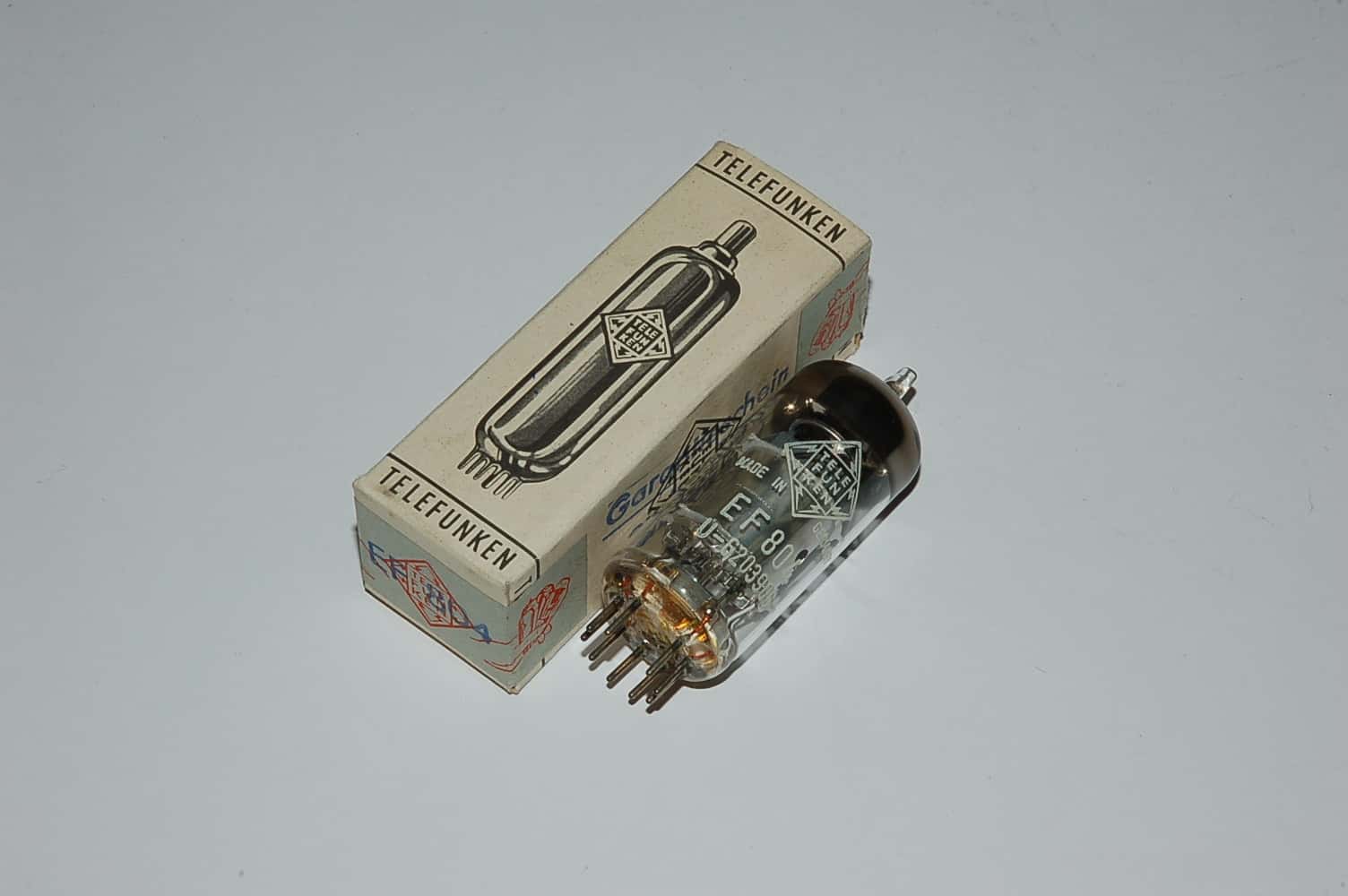 EF804 Audio Pentode used in Telefunken V72 und V76