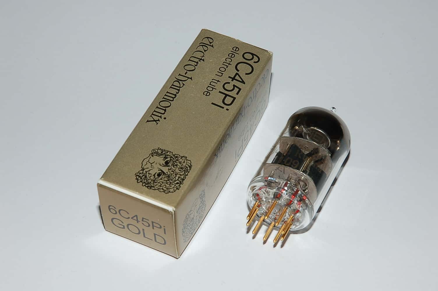 6C45Pi EH Gold Pair Harmonix Röhren BTB matched Paar