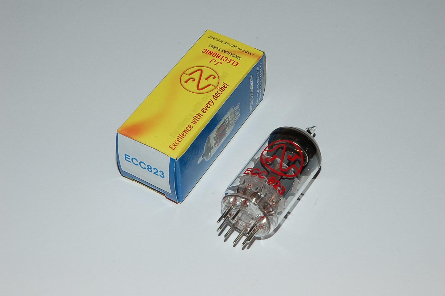 ECC823JJ Doubletriode V1+low mic+lownoise Röhren Set