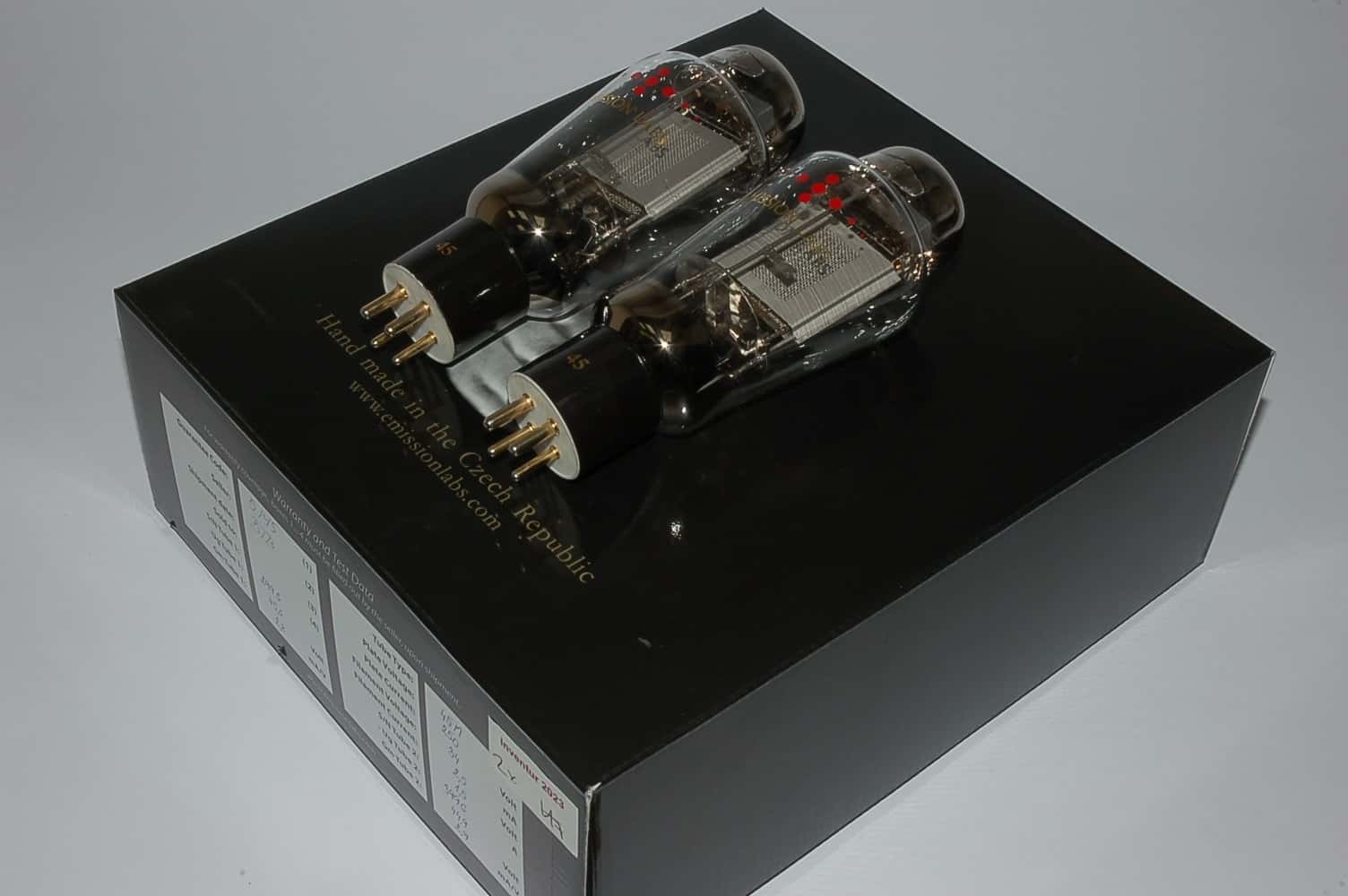 45 Mesh EML Emission Labs tube factory matched pair      S/N: