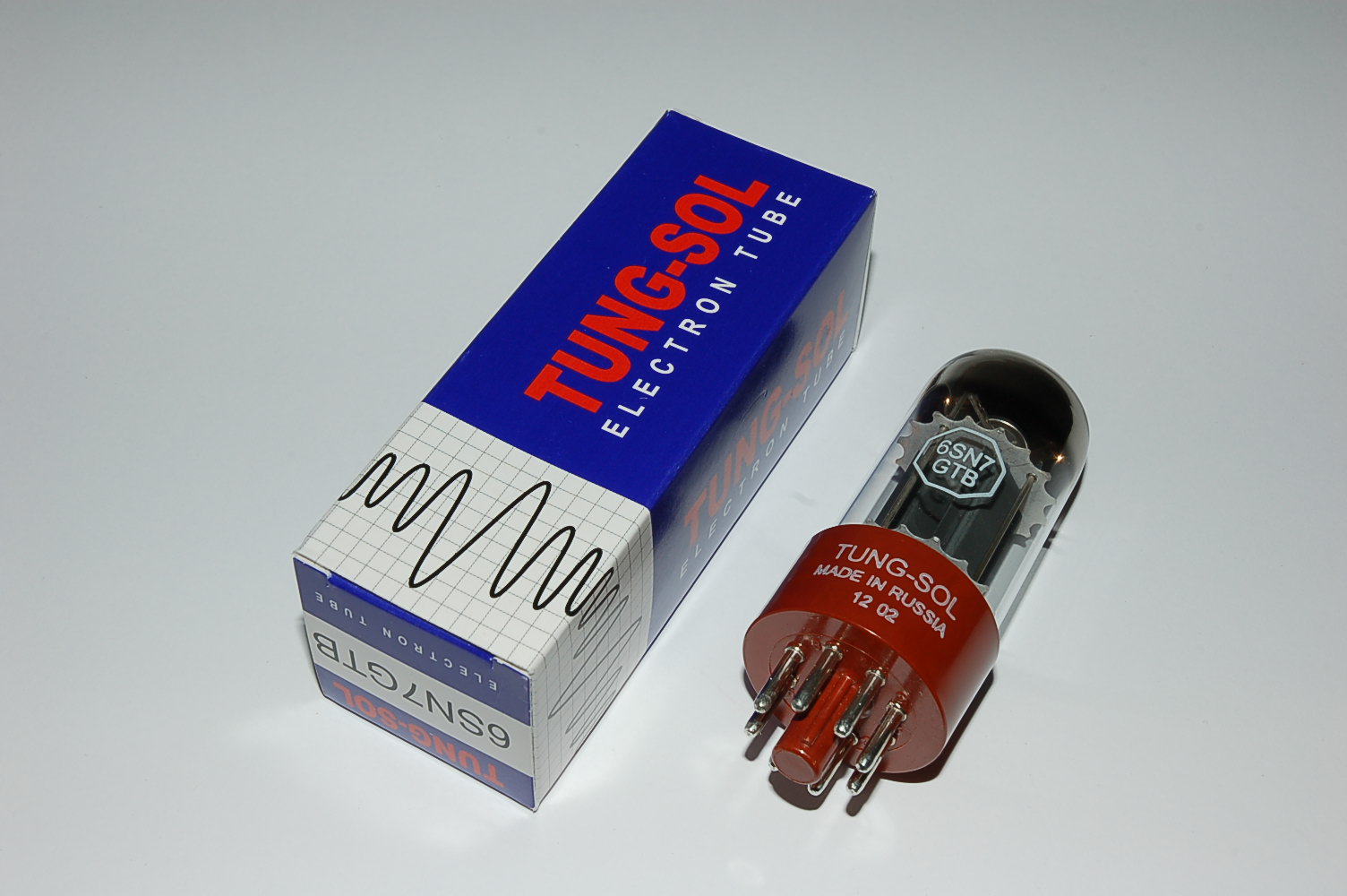 6SN7GTB Tung-Sol doubletriode (=ECC33 CV1988 VT-231 ~5692)