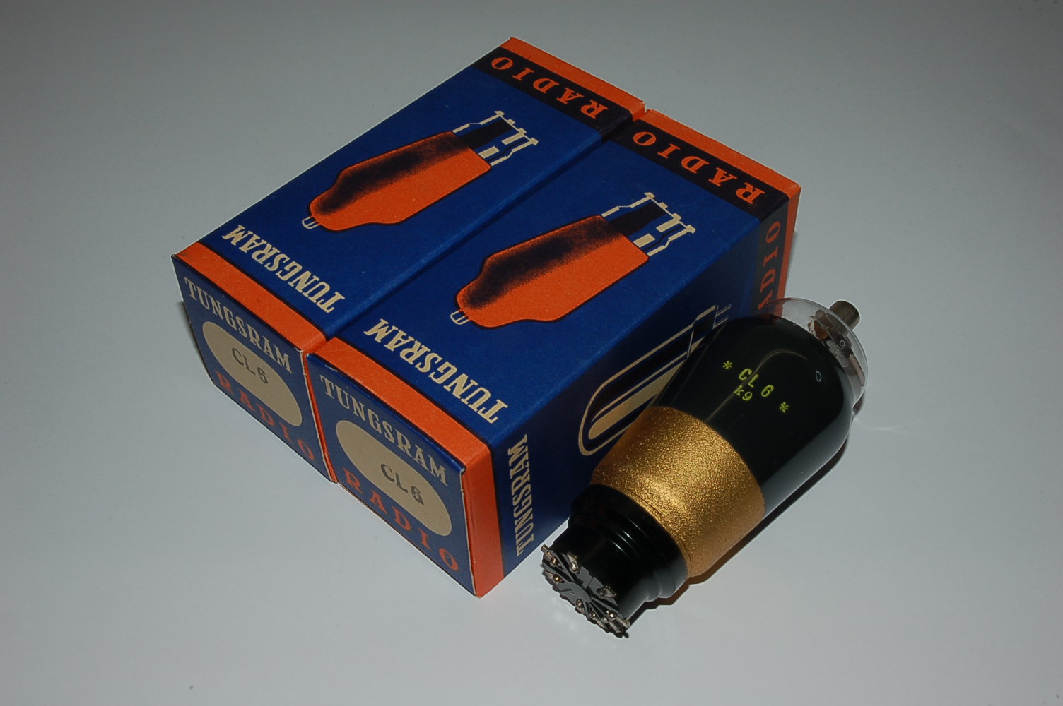CL6 Powerpentode Röhren BTB matched Paar