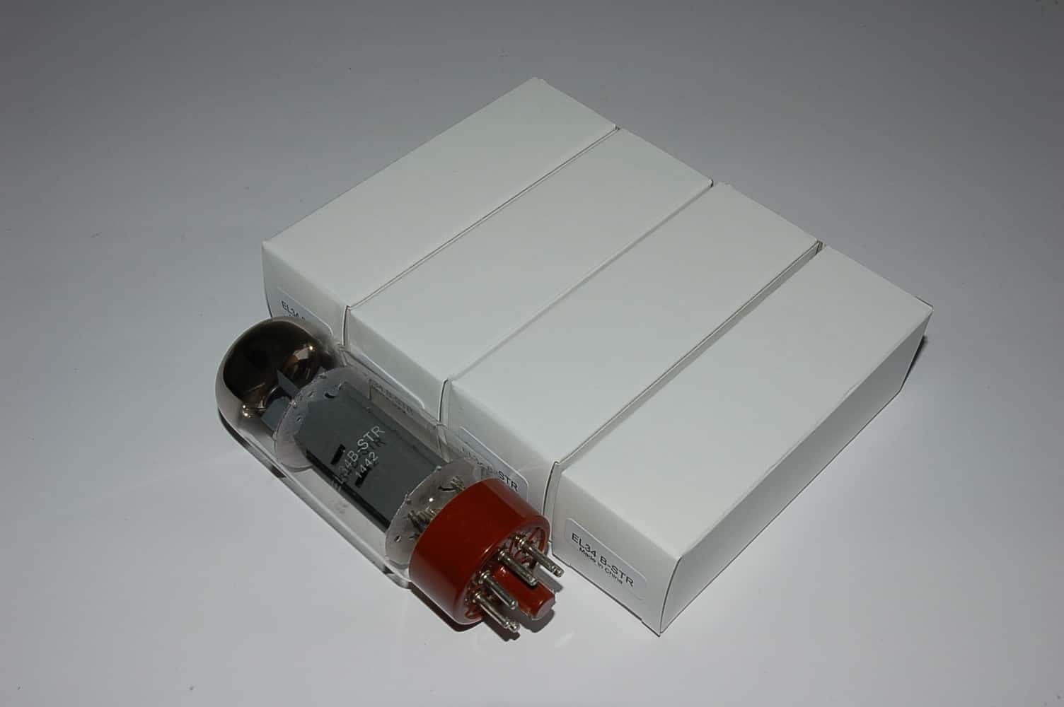 EL34B-STR Quad tubes Pentodes Röhren BTB matched Quartett
