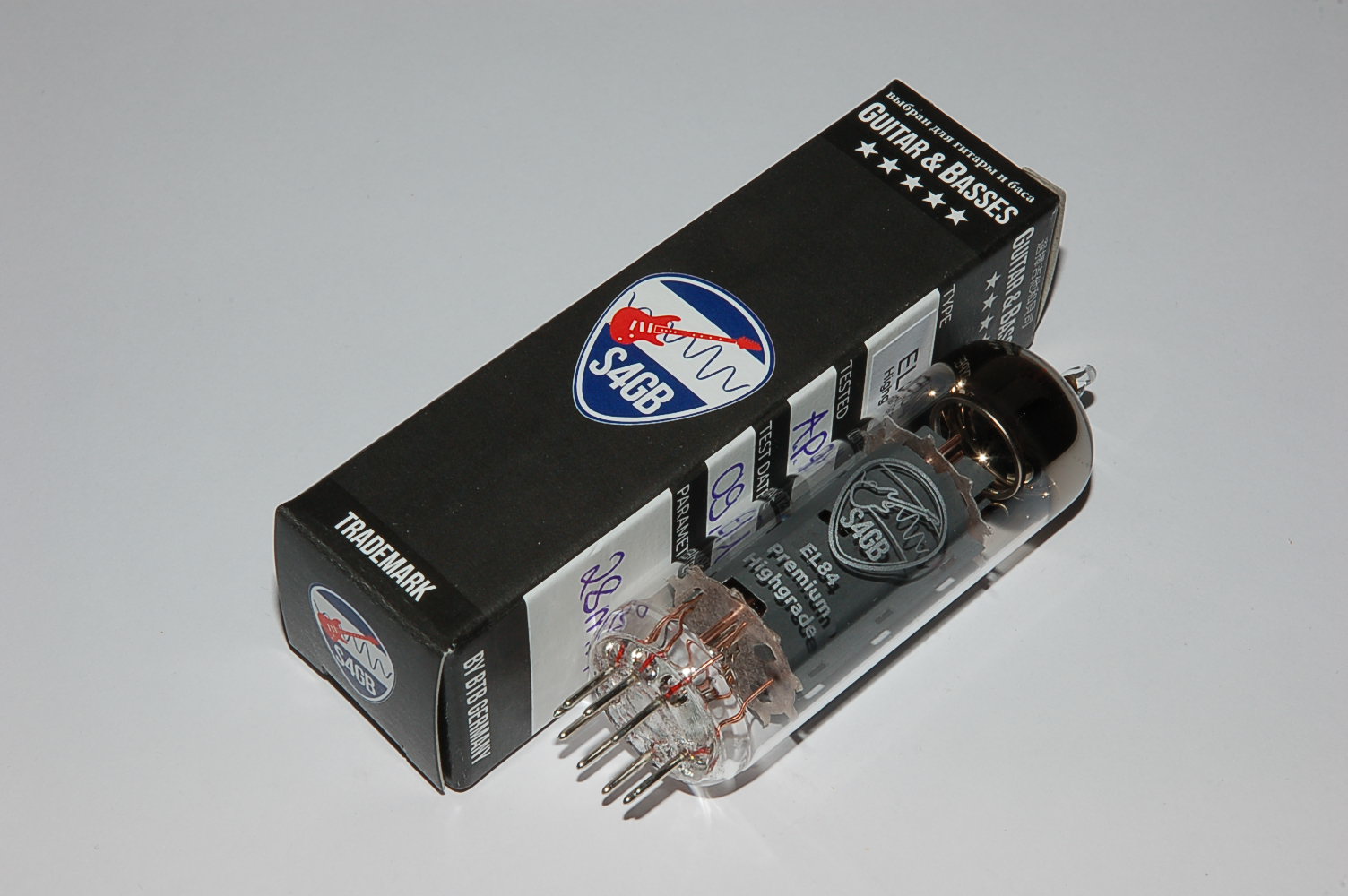 EL84 Premium S4GB tube handselected for Guitar&Basses