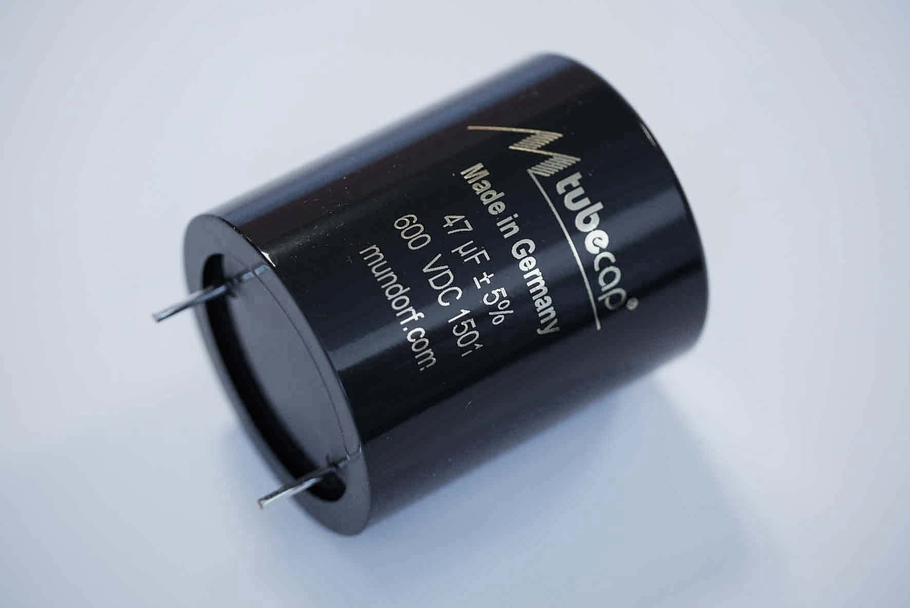 47uF Mundorf TCAP 600V Print TubeCap MKP Film 50x85mm PCB