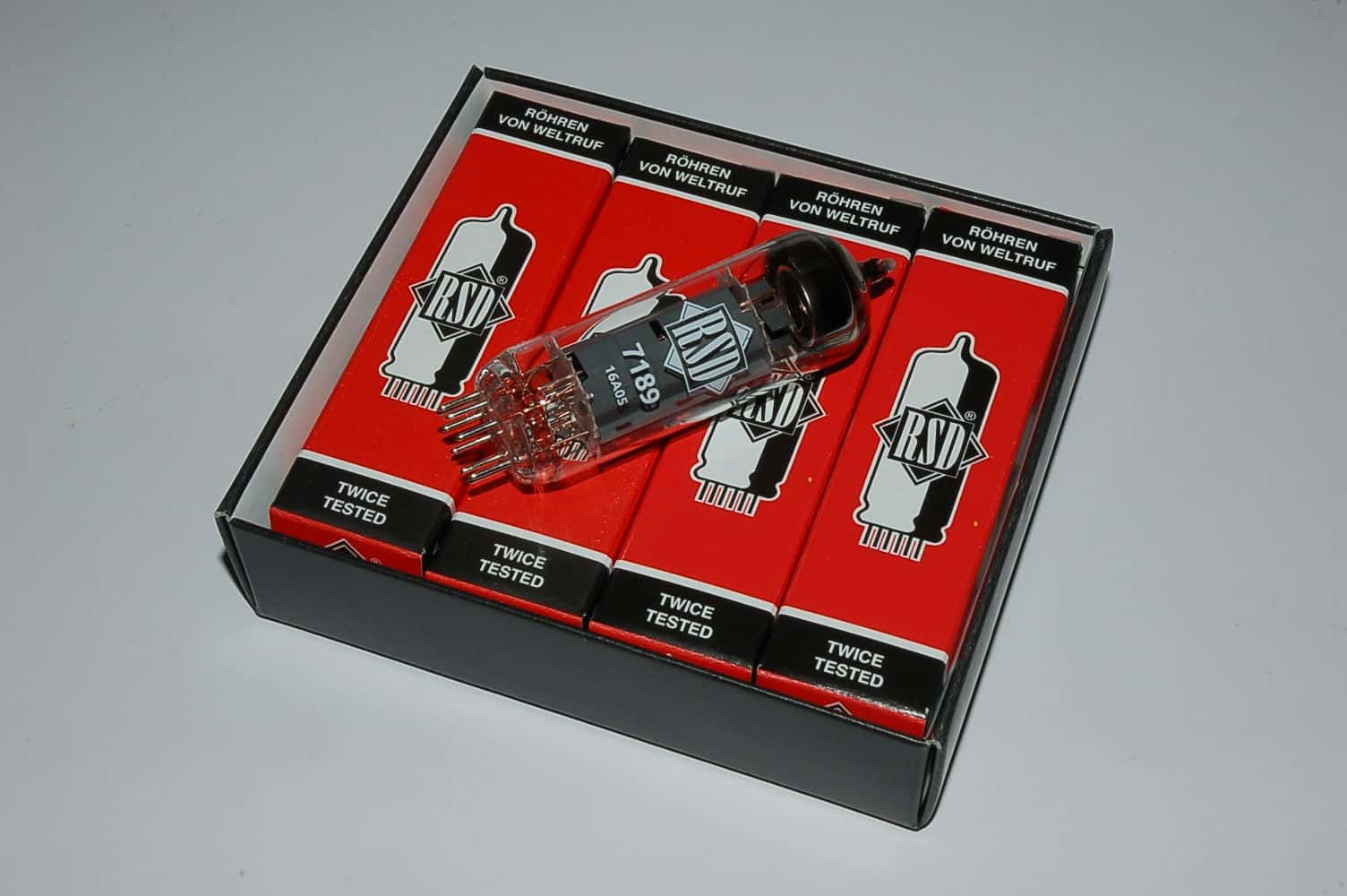 7189 RSD Quad tubes Röhren BTB matched Quartett