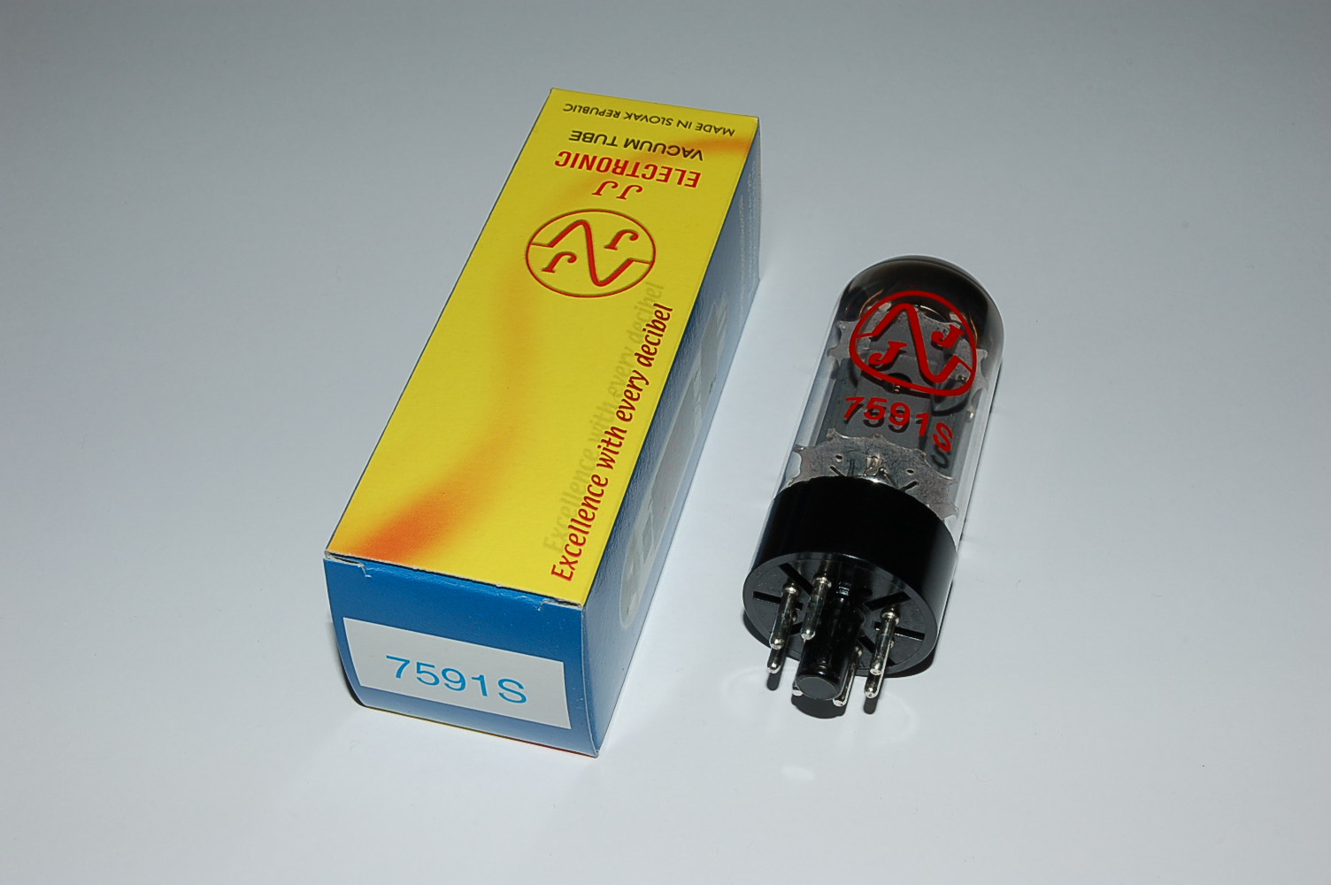 7591S JJ Quad Beam Power Tubes Röhren BTB matched Quartett
