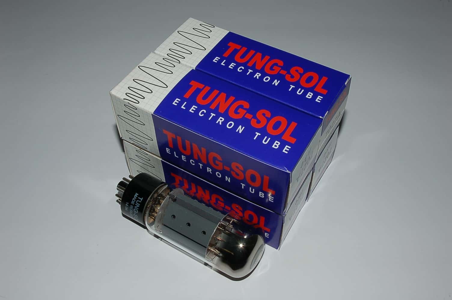 7027A Tung-Sol Quad Powertubes Röhren BTB matched Quartett