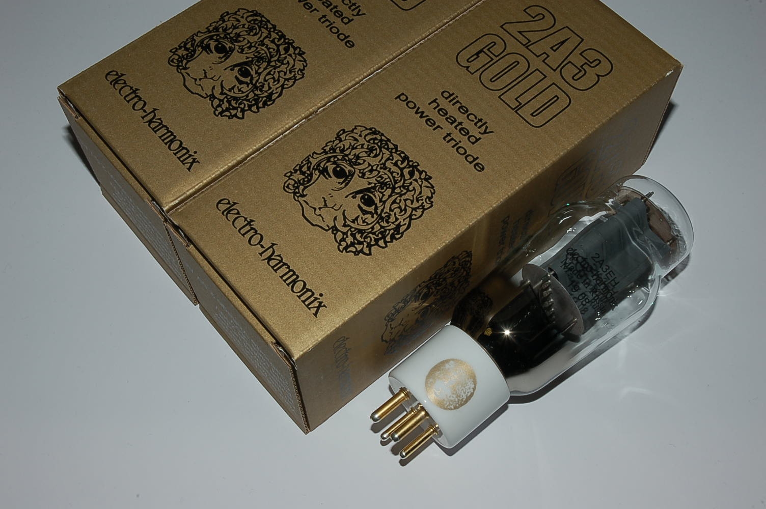 2A3EH Goldpin Goldgrid tubes Röhren factory matched pair