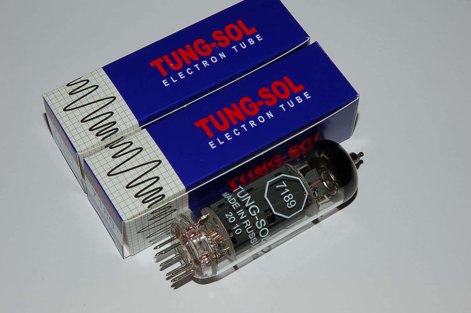 7189 Tung-Sol Russian tubes Röhren BTB matched Pair
