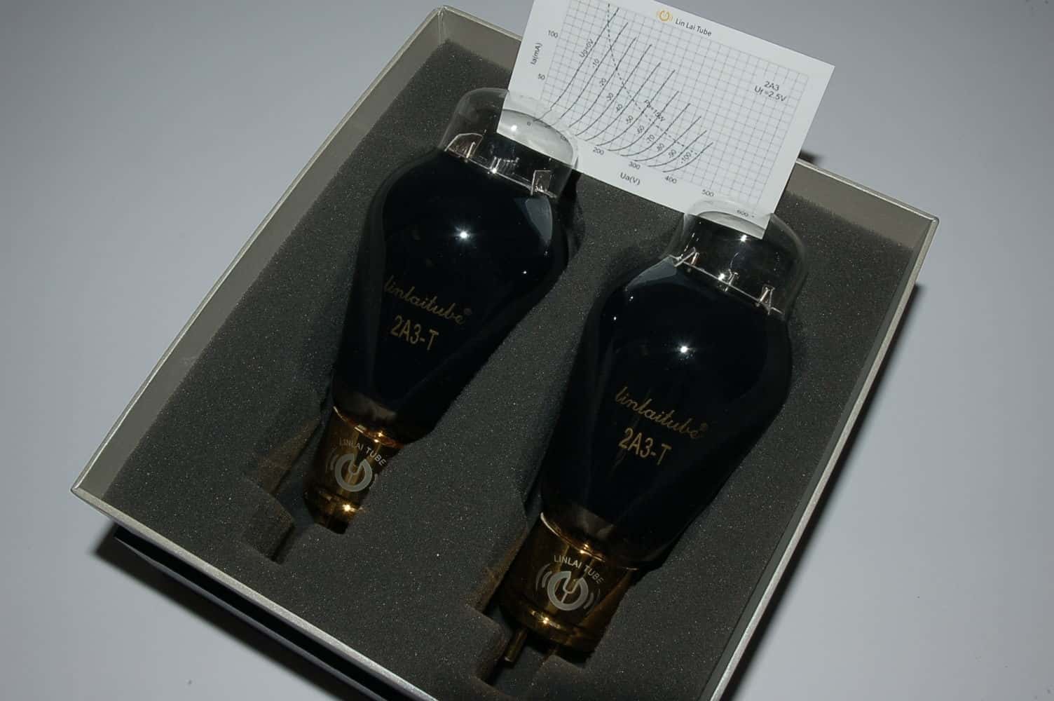 2A3-T Naturalsound Linlaitubes factory matched 2A3 pair
