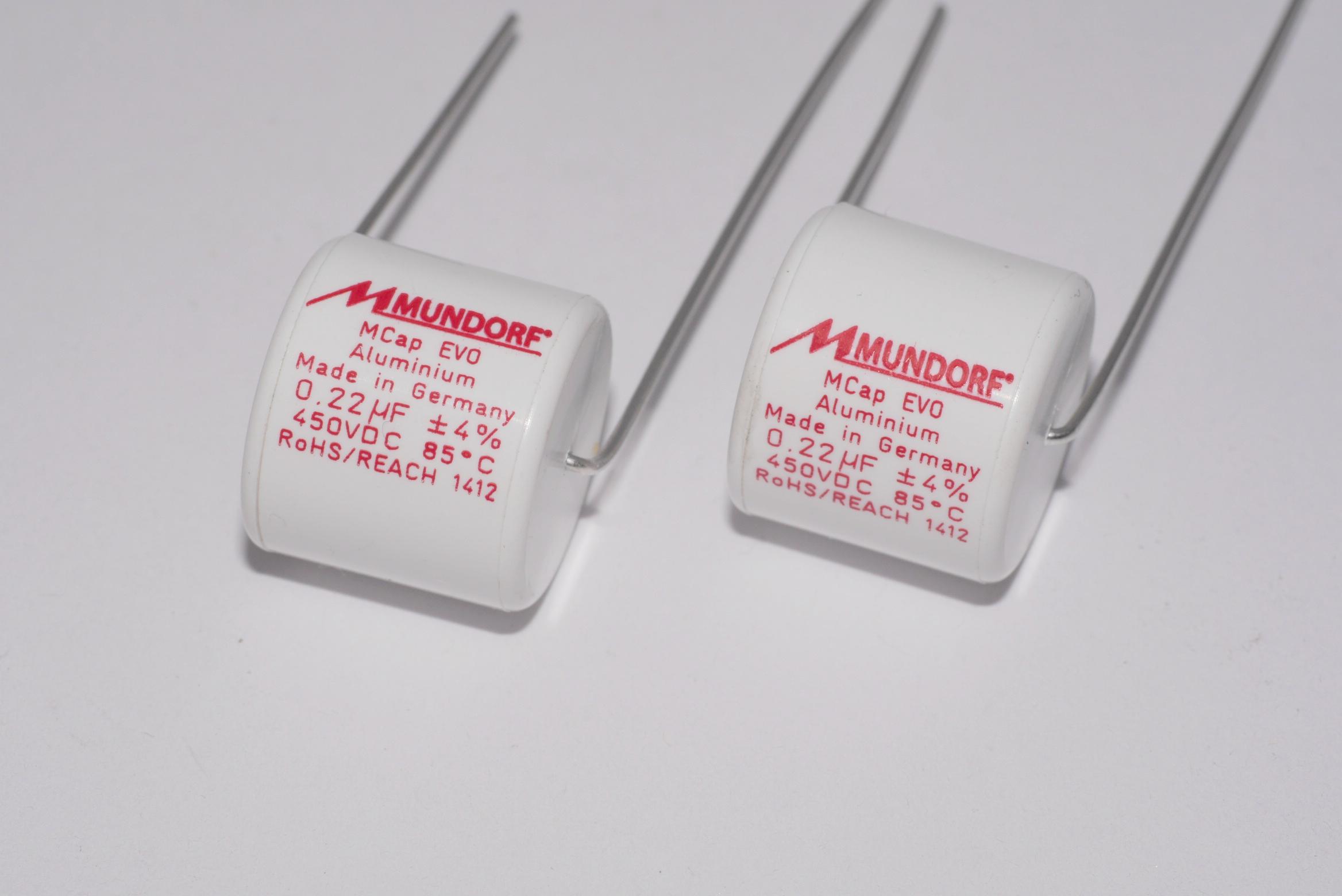 Filmcap 0,22uF/450V 220nF Mundorf MCAP EVO AL
