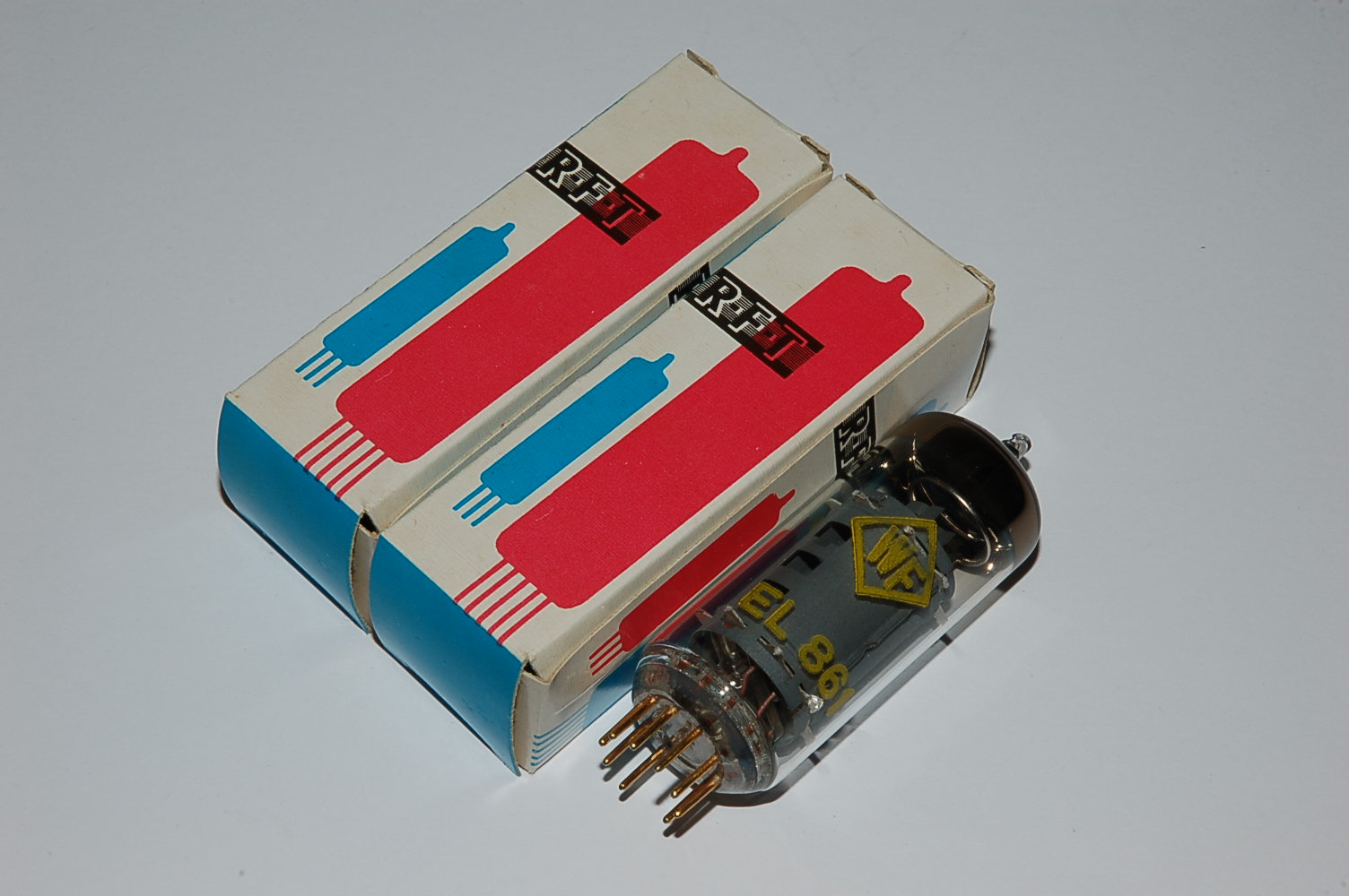 EL861 Pair Power tubes Röhren BTB matched Paar