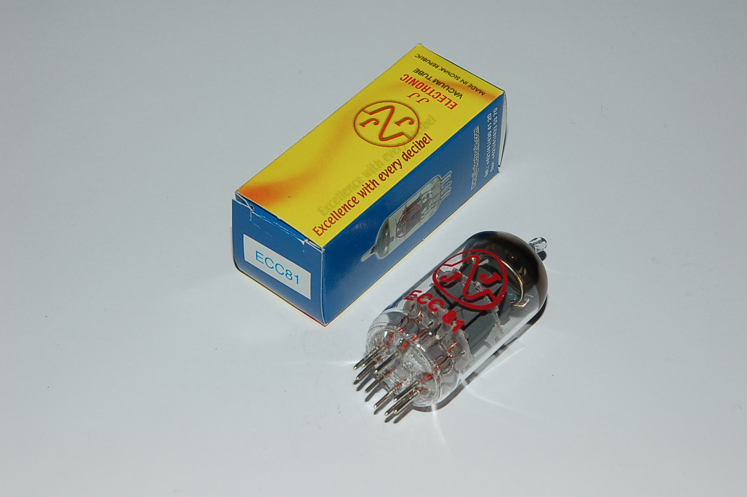 ECC81JJ 12AT7 JJ tube V1+low mic+lownoise Röhren Set