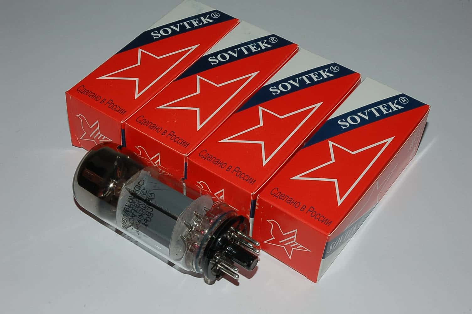 5881 Sovtek shortbase Quad Röhren BTB matched Quartett