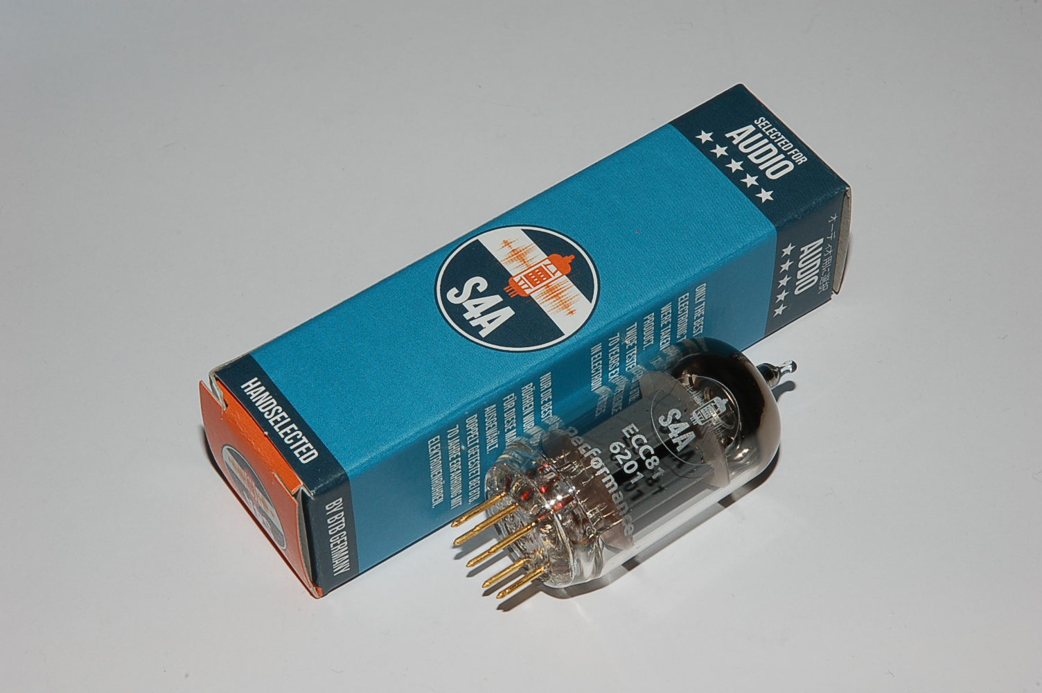 ECC81 Performance 12AT7 S4A handselektierte Audio Röhre