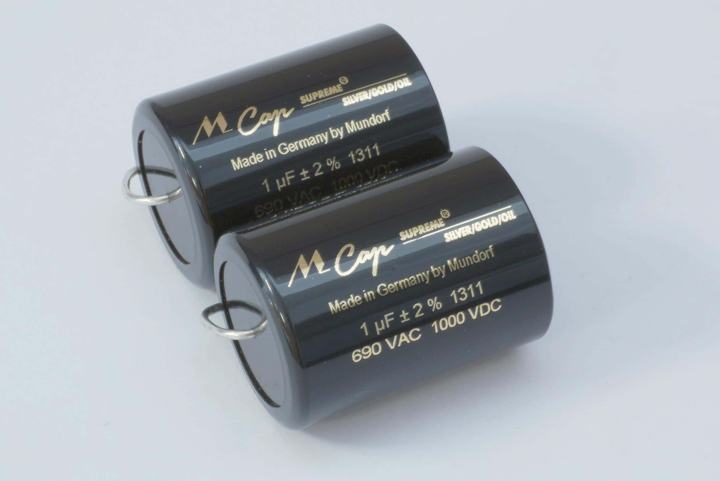 1,0uF Mundorf SUP.SGO 1000V 2% Supreme Silber Gold Öl 31x42mm