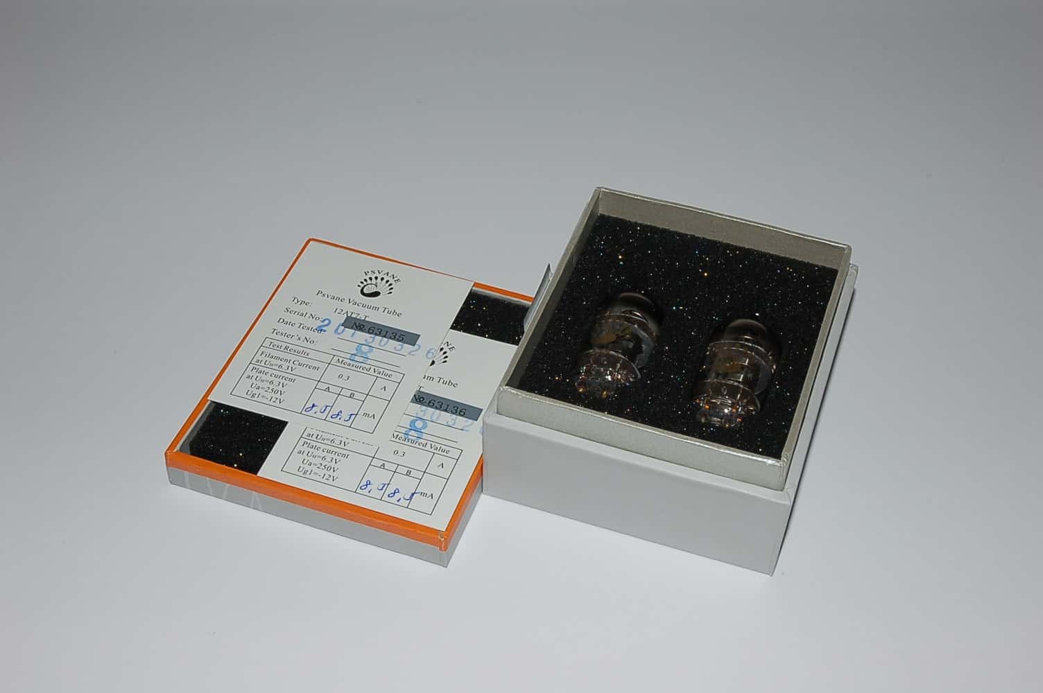12AT7T PSVANE  D-Triode Röhren factory matched Paar