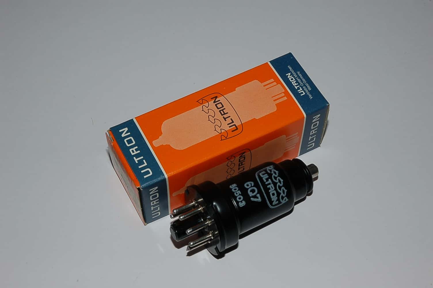 6Q7 Röhre Diode-Triode Oktal Uf 6,3V