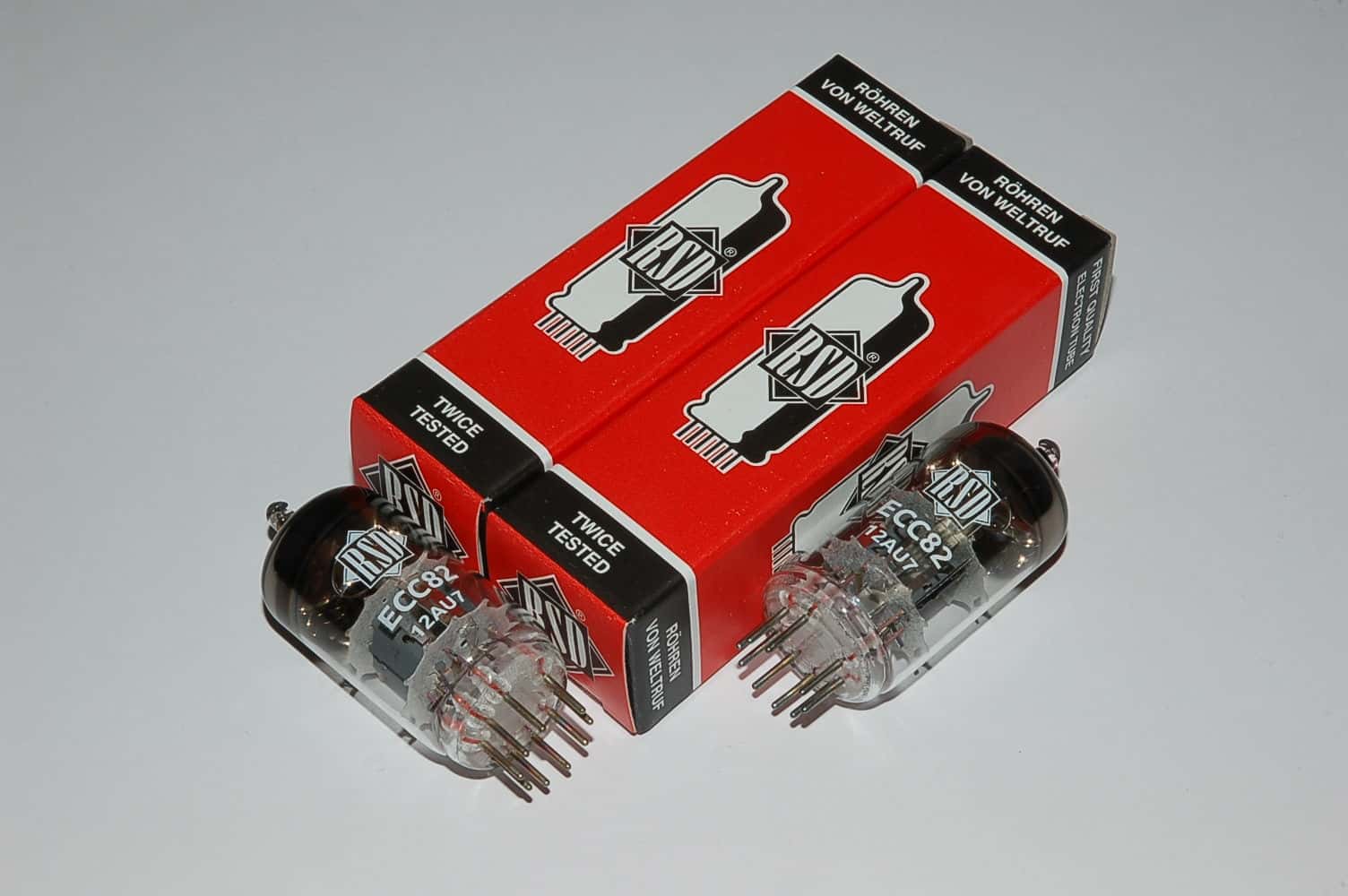 ECC82 RSD 12AU7 RSD NOS tube V1+low mic+lownoise Röhren Set