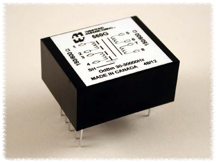 560Q Hammond Audio Übertrager 10k/40k Ohm 0dBm 1:1 Audio