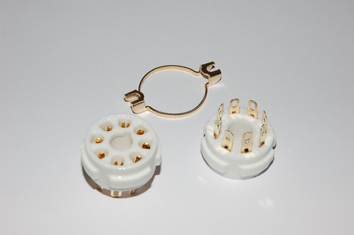 Oktal Gold Draht-/Chassis K8A kleiner Ring Kelchfederkontakt