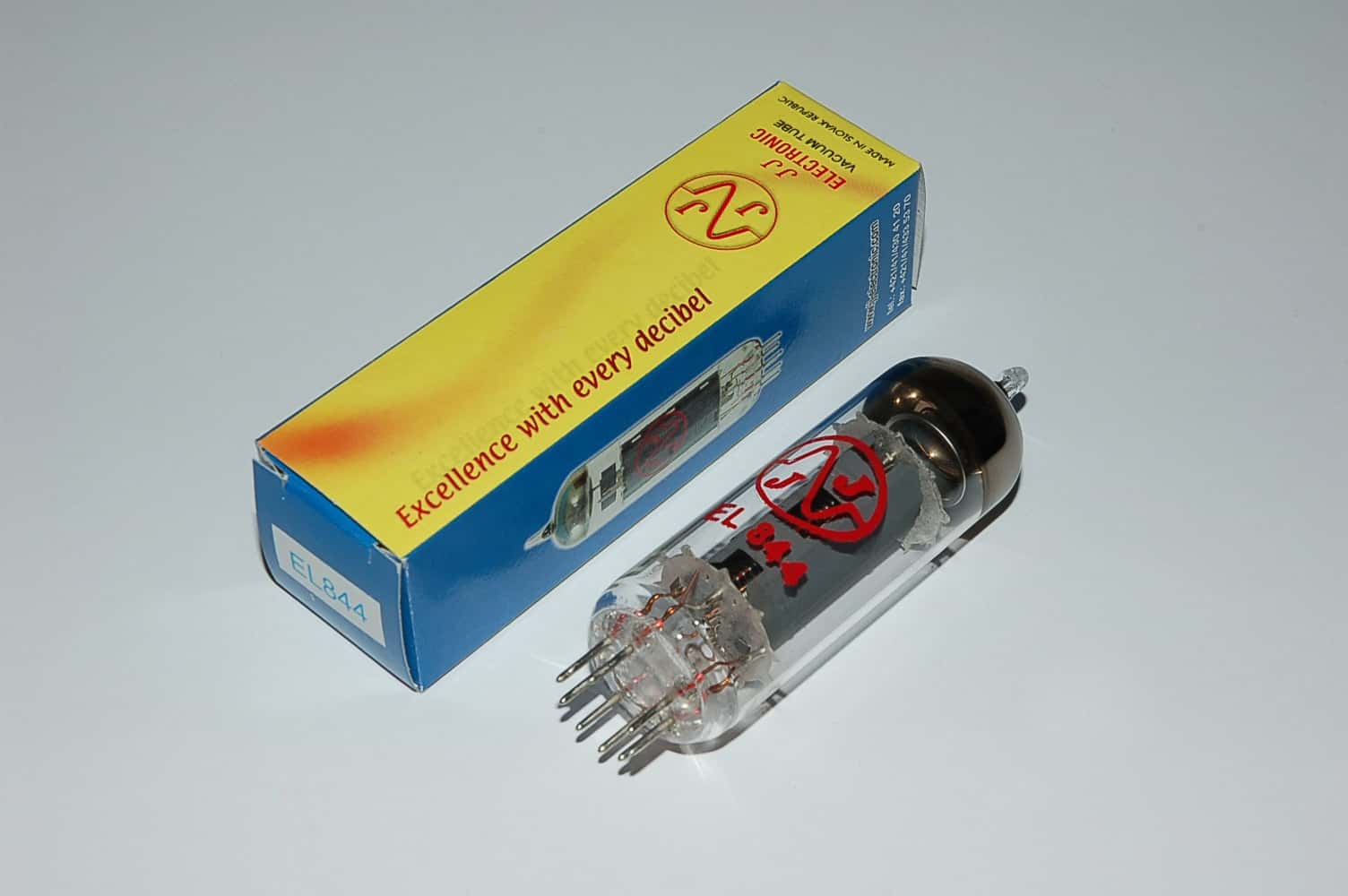 EL844JJ Quad tubes Pentode Röhren BTB matched Quartett
