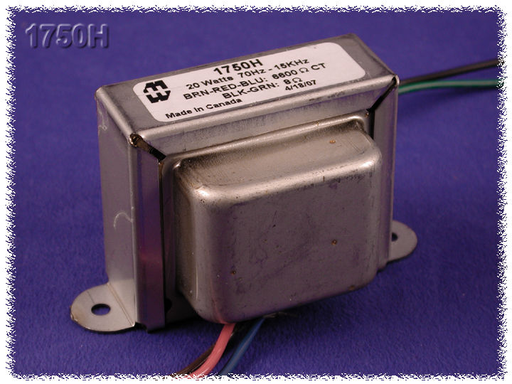 Hammond1750H PP-Übertrager 20W Fender Deluxe, 125A1A, 022640