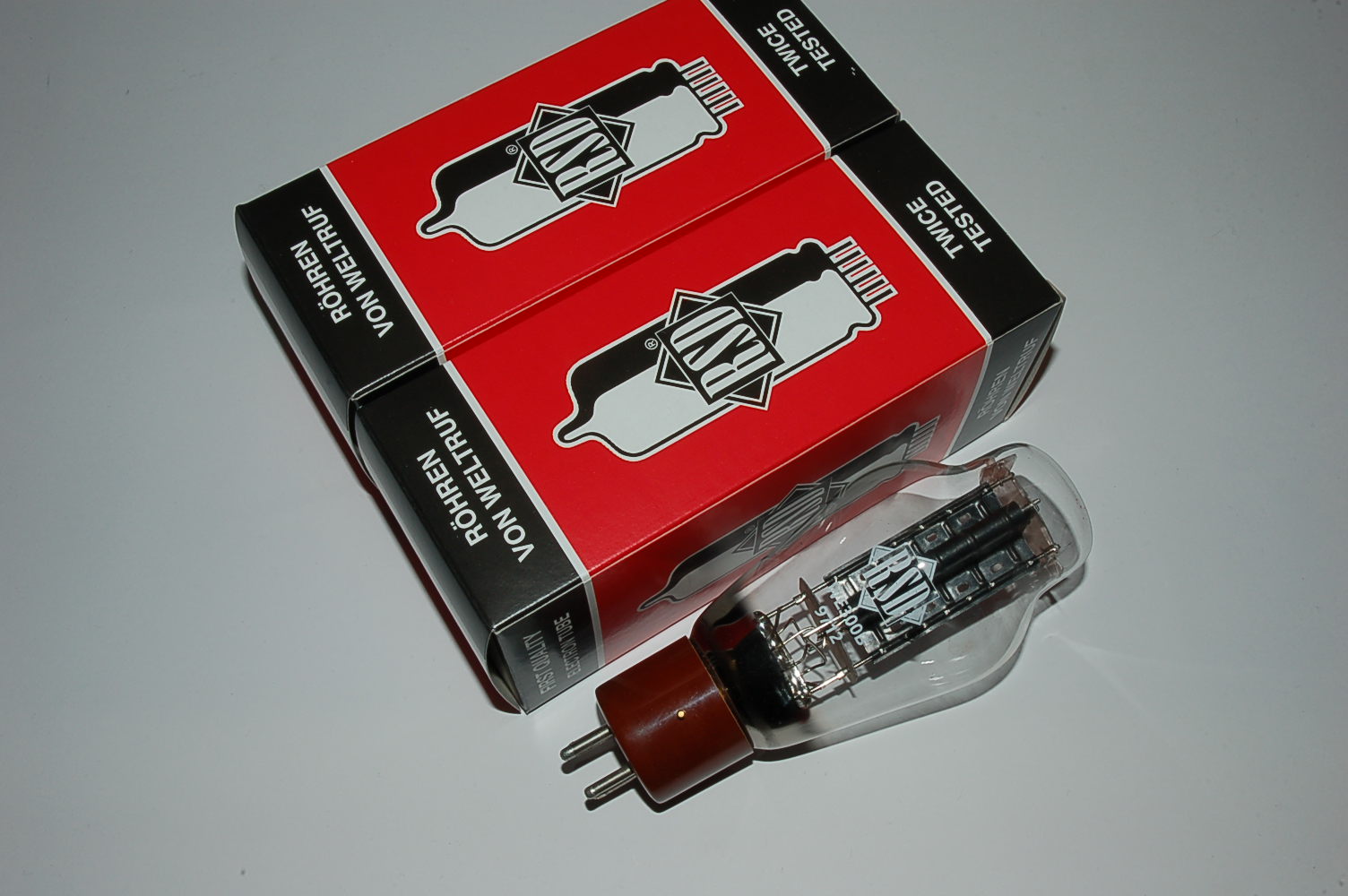 WE300B RSD tube matched pair BTB handselected tubes