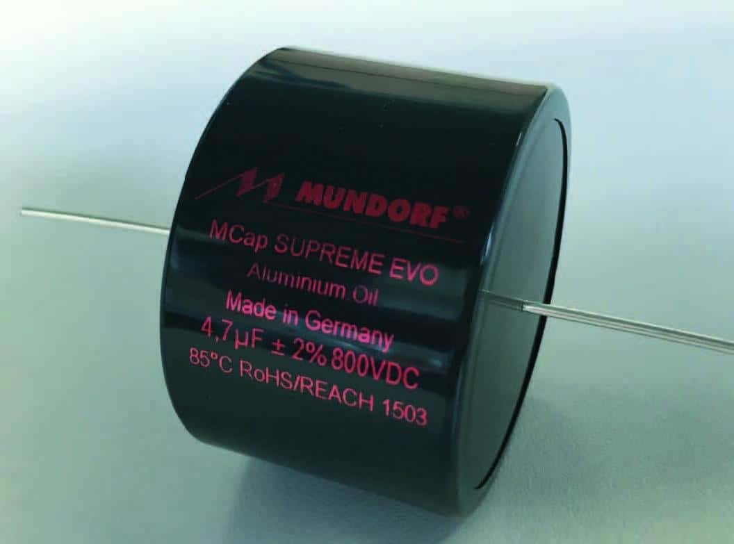 8,2uF Mundorf MCAP 800V 2% Supreme EVO ALU Öl Cap 56x41mm