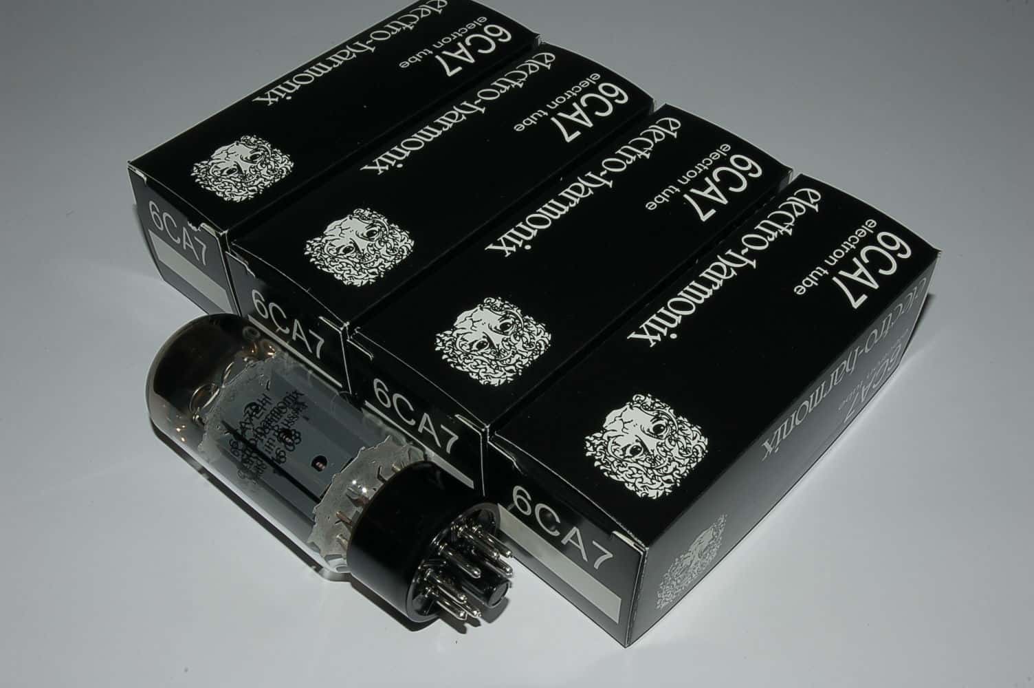 6CA7EH Quad Big Bulb tubes Röhren BTB matched Quartett
