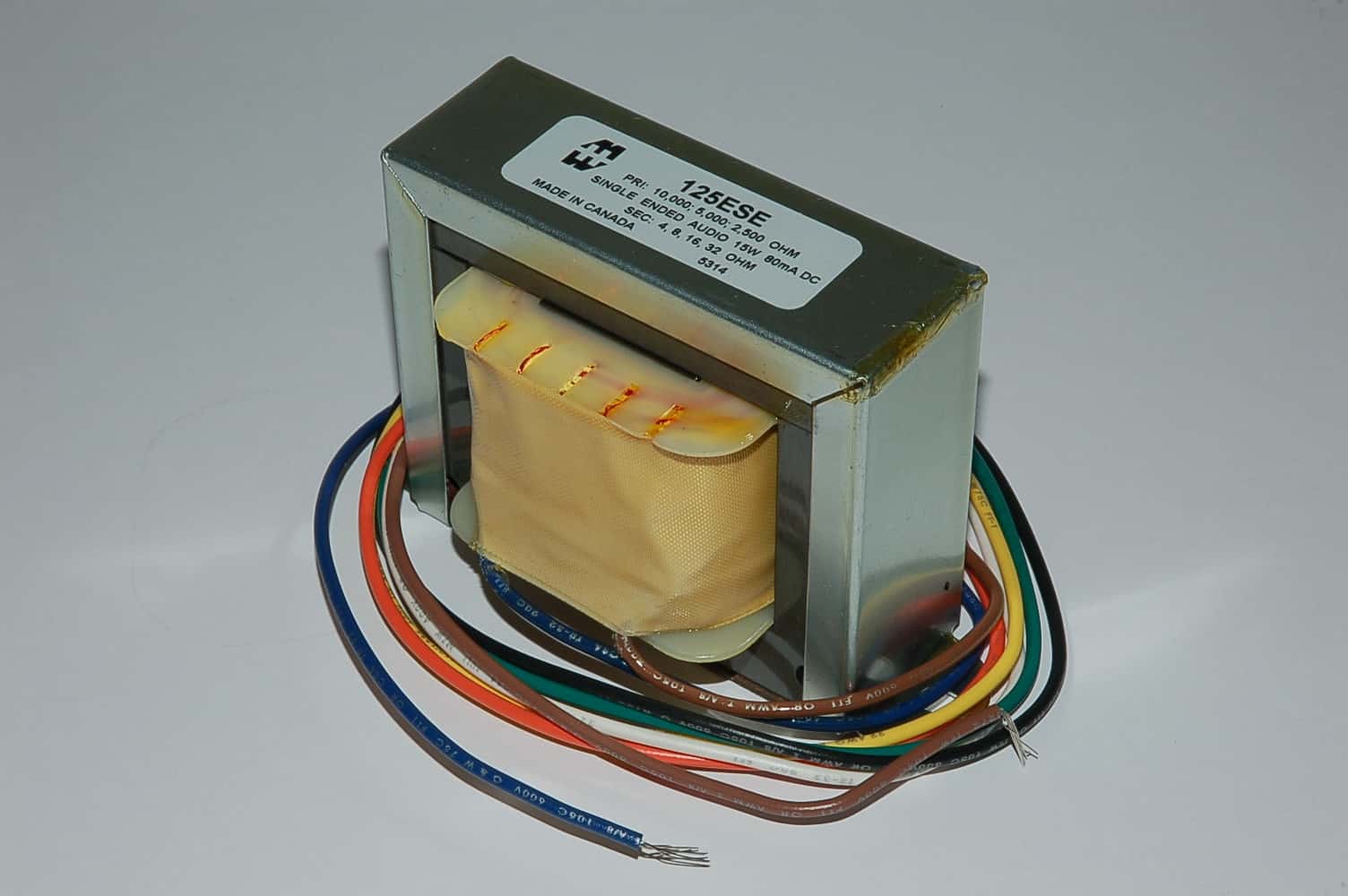 125ESE Hammond SE Übertrager 2,5k/5k/10k 15W 80mA universal