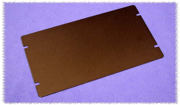 1431-30BK3 Hammond Bodenplatte 432x254 sw passt zu 1441-30BK3