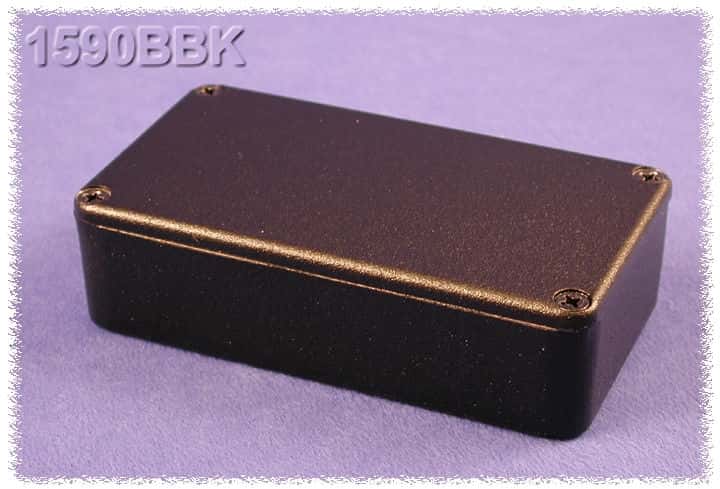1590V Hammond Gehäuse 119x120x94 AL Natur DIY