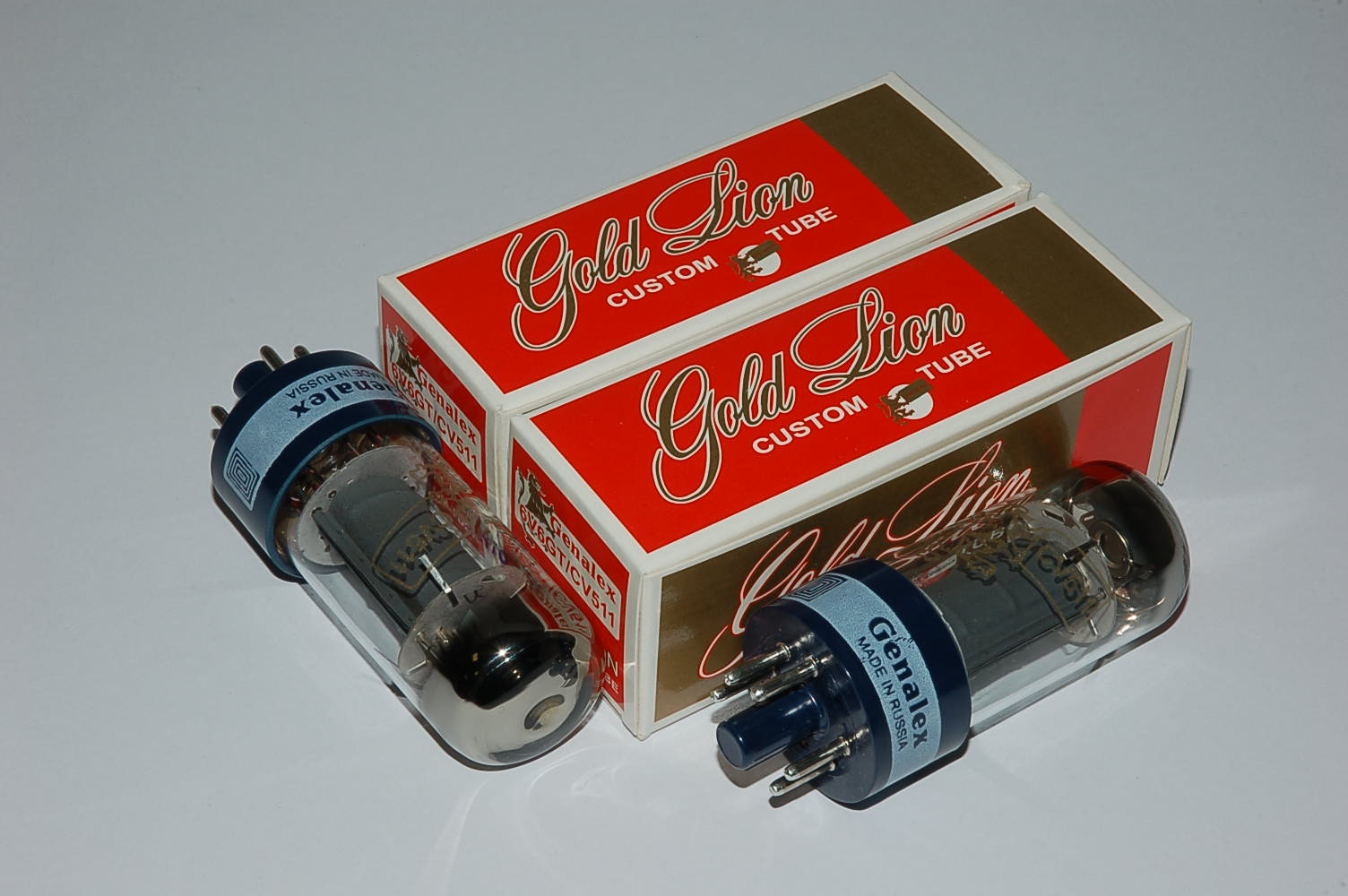 6V6GT Genalex GoldLion Tube Röhren BTB matched Pair