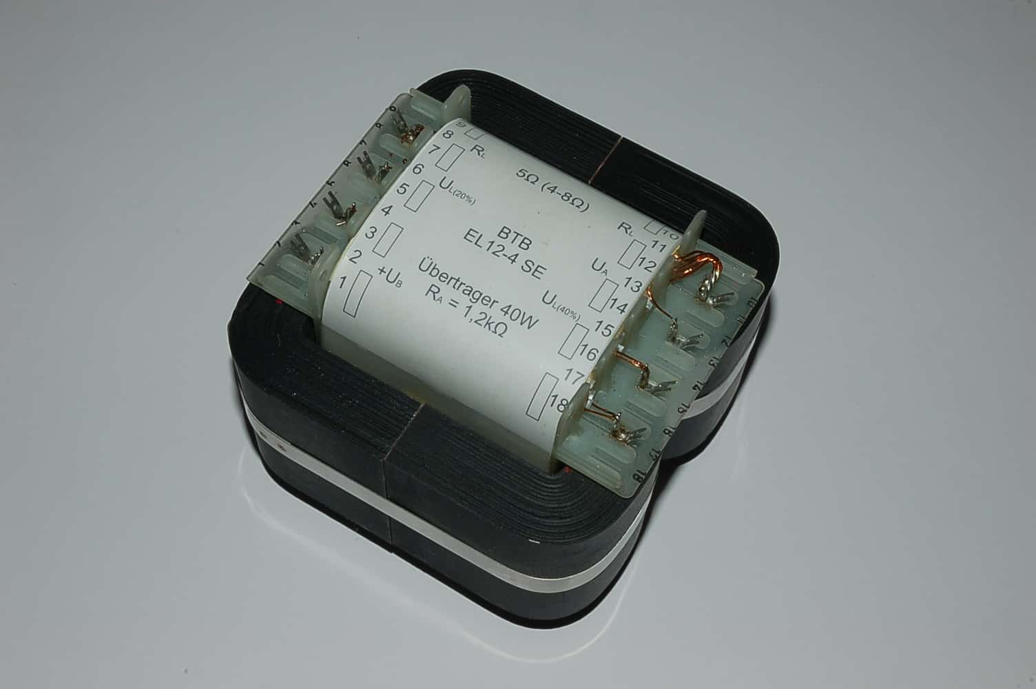 BTB EL12-4SE Übertrager 40W 4xEL12N SE AÜ (8-Zylinder Amp)