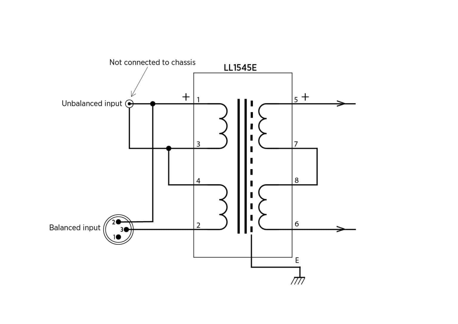 LL1545E Lundahl Übertrager Input Audio transformer