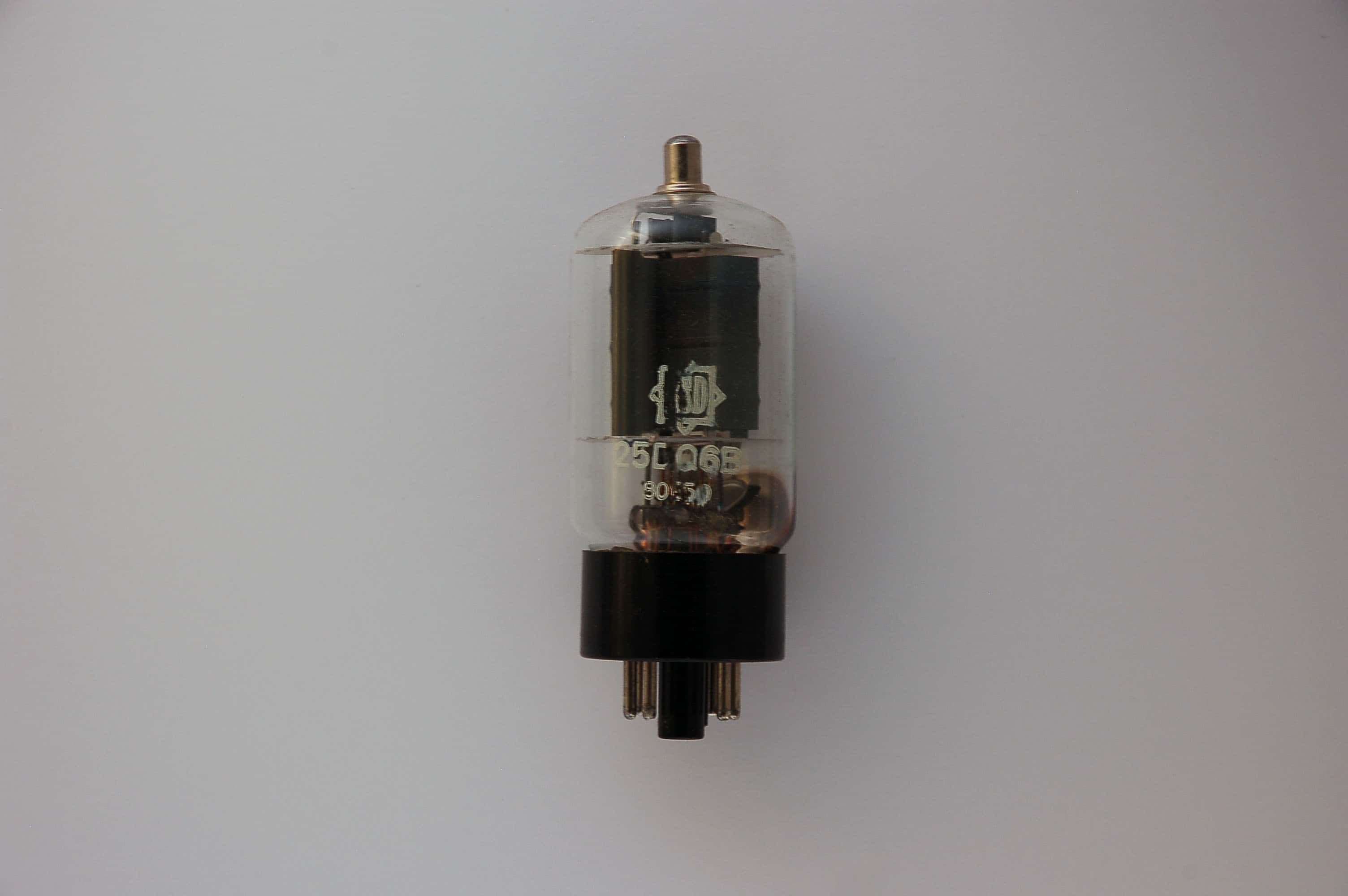 25DQ6 Röhre Strahlpentode Oktal Uf 25V