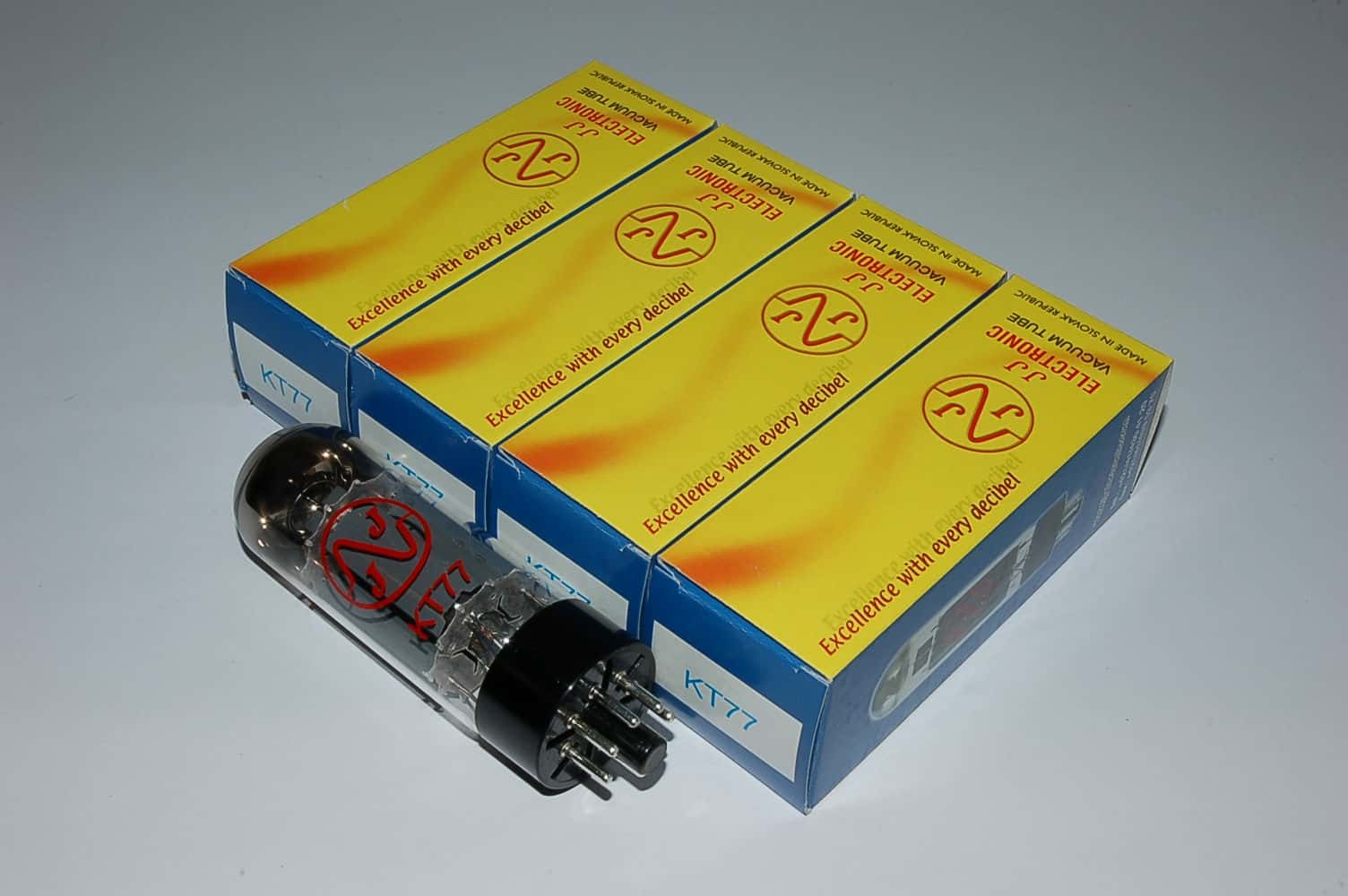 KT77JJ Quad Red Label tubes Röhren BTB matched Quartett